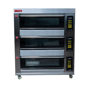 THE BAKER Gas Deck Oven (3 row 6 tray) GAS D3/6P