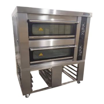SUN BAKER Electric Deck Oven - 2 Decks 4 Trays (1340 x 1060 x 1700 mm) SB-204ETL