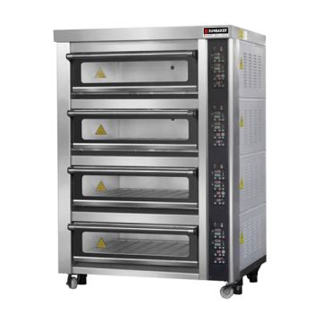 SUN BAKER Electric Deck Oven (4 Decks 16 Tray) (1790x1270x1925 mm) SB-416ETL